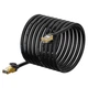 Сетевой кабель Baseus High Speed Seven types Ethernet RJ45 Cat.7 10.000Mb/s 10m Black round cable - изображение 1