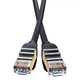 Сетевой кабель Baseus High Speed Seven types Ethernet RJ45 Cat.7 10.000Mb/s 10m Black round cable - изображение 4