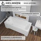 Ванна акриловая Helmken Luna 170x70 см (8634Y3544V) комплект 4 в 1: прямоугольная ванна, ножки, Белая фронтальная и боковая панель - изображение 5