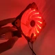 Кулер для корпуса 120мм, с LED подсветкой (Красный) 15led - изображение 5
