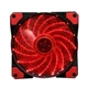 Кулер для корпуса 120мм, с LED подсветкой (Красный) 15led - изображение 8