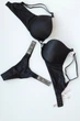 Набір білизни Victoria's Secret Bombshell Add-2-Cups Smooth Push-Up Bra Black розмір 34C - S - зображення 1