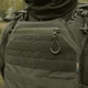 Плитоноска Kiborg GU gen.1 хаки с системой быстрого сброса и NIR-пропиткой от ПНБ - изображение 6