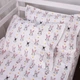 Комплект постільної білизни MirSon Бязь Ranforce Elite 17-0529 Bunnies white Полуторний (2200004699042) - зображення 6