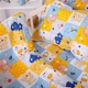 Простынь MirSon Бязь 20-0038 Cute animals 150х220 см (2200010284348) - изображение 4