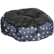 Лежак для котів собак круглий No Brand SY-2022-1208 Blue Stars S 40х18х12 см - зображення 4