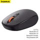 Беспроводная мышь Baseus F01B (Bluetooth 5.0, 2,4 ГГц, бесшумные кнопки, регулировка DPI, 3 уровня чувствительности, для ноутбука) - Серый - изображение 1