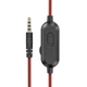 Ігрові навушники з мікрофоном Hoco W103 Magic tour (AUX / USB дротові, з оголов'ям) - Чорні - зображення 3