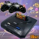 Игровая ретро приставка 16 бит SEGA MEGA DRIVE 2 со встроенными играми к телевизору для детей с двумя джойстиками, Black - изображение 3