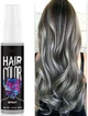 Временная краска-спрей для волос серебристая Silver Gray Melao - изображение 3