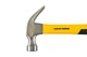 Молоток столярний MASTERTOOL 450 г HRC50 рукоятка фібергласова 300 мм 02-0914 - зображення 1