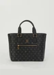 Сумка-тоут жіноча Pierre Cardin екошкіра чорна, розмір 22×14×8 см (LV00129-02) - зображення 1
