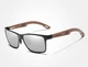 Мужские поляризационные солнцезащитные очки KINGSEVEN W5507 Black Silver - изображение 3