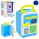 Дитяча скарбничка Face Recognition Money BOX сейф з кодовим замком купюроприймачем Бірюзова - зображення 5