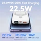 Powerbank павербанк УМБ Vention 10000mAh Magnetic Wireless 22.5W LED Display Type White (FHTW0) - зображення 9