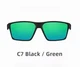 Чоловічі поляризаційні сонцезахисні окуляри KINGSEVEN 799 Black Green - зображення 3