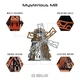 Колекційна модель-конструктор Metal Time Mysterious Mill Млин електронний двоколірна (MT054) - изображение 5