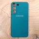Чохол Silicone case для Samsung S21 FE Blue Green - зображення 1