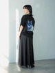 Футболка хлопковая оверсайз мужская Uniqlo 579380077 L Черная с принтом (1159826158) - изображение 7
