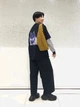 Футболка хлопковая оверсайз мужская Uniqlo 579380077 L Черная с принтом (1159826158) - изображение 9