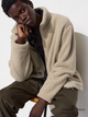 Куртка демисезонная Шерпа мужская Uniqlo 248186568 M Бежевая (1159826133) - изображение 2
