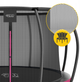 Батут із внутрішньою сіткою 4FIZJO PRO 10FT 312 см Black/Pink (P-5907739314604) - зображення 3