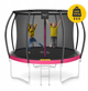 Батут із внутрішньою сіткою 4FIZJO PRO 10FT 312 см Black/Pink (P-5907739314604) - зображення 6