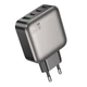 Зарядний пристрій Borofone BAS57A GaN ports charger 1USB/20W/QC3.0 3Type-C/PD 67W Black (35780_3605185) - зображення 5