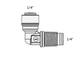 Фітинг кутовий ITiGER 2817-A, 2817-C, 2817-B, 2817-E (трубка-різьблення зовнішня + резинка) - зображення 2