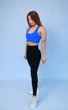 Лосины женские спортивные с эффектом push-up пуш-ап Бесшовные Тайтсы Черный размер S (70002) - изображение 6