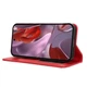 Чехол-книжка Deexe Retro Style для Google Pixel 9a - Red - изображение 3