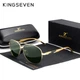 Мужские поляризационные солнцезащитные очки KINGSEVEN NF7228 Gold Green - изображение 1