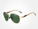 Мужские поляризационные солнцезащитные очки KINGSEVEN NF7228 Gold Green - изображение 3