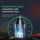 Автомобильное зарядное устройство Baseus Square Metal 30W 2USB Быстрая зарядка QC 3.0 (CCALL-DS01) Black - изображение 11