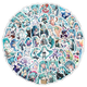Стикерпак Хацуне Мику Набор наклеек GeekLand Hatsune Miku 100 штук 2429303441 - изображение 1