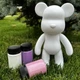 Флюидный мишка DIY Creative Fluid Bear, 23см, с красками 3 шт / Набор раскраска для творчества медвежонок - изображение 1