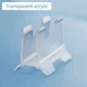 Подставка для ноутбука вертикальная, универсальная Hagibis Vertical Gravity Laptop Stand Transparent Acrylic - изображение 1