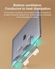 Подставка для ноутбука вертикальная, универсальная Hagibis Vertical Gravity Laptop Stand Transparent Acrylic - изображение 4