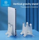 Подставка для ноутбука вертикальная, универсальная Hagibis Vertical Gravity Laptop Stand Transparent Acrylic - изображение 8