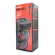 Мощная акустическая система с подсветкой ZQS8210, 2*20W, 1*Bluetooth микрофон, пульт, встроенный аккум 4500mAh, питание 220В, Black, Box - изображение 2