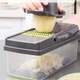 Овочерізка подрібнювач 14 в 1 з контейнером Мультислайсер Kitchen Ideas Veggie Slicer ситечко для яєць - зображення 6