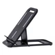 Подставка для телефона универсальная XO C73 Folding desktop смартфон диагональю до 7 дюймов Черная - изображение 1