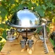 Садж блюдо для подачі шашлика Grill з підігрівом 36см повний комплект з рюмками та соусницями+ щипці - изображение 7