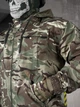 Тактичний костюм Multipurpose британка Мультикам ріп-стоп з відстібним капюшоном і поясом з резинкою L - зображення 3