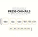 Накладные ногти Nail для ног, вишневые, квадрат, 20 шт - изображение 2