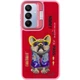 Противоударный TPU+PC чехол Friends для Samsung Galaxy A16 4G/5G Pink Dog - изображение 2