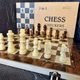 Набор игр шахматы, шашки, нарды 3 в 1 деревянные 39х39 Zelart Xinliye 7724B - изображение 4