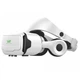 Очки-шлем виртуальной реальности VR glasses VR SC-G02EF с наушниками, белые - изображение 2
