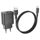 Мережевий зарядний пристрій Borofone BA72A Spring QC3.0 USB to Type-C Black - зображення 3