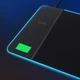 Игровая поверхность (коврик) STAND JD-S62 с БЗУ 15W LED+RGB with app (800*300*6mm) Black - изображение 2